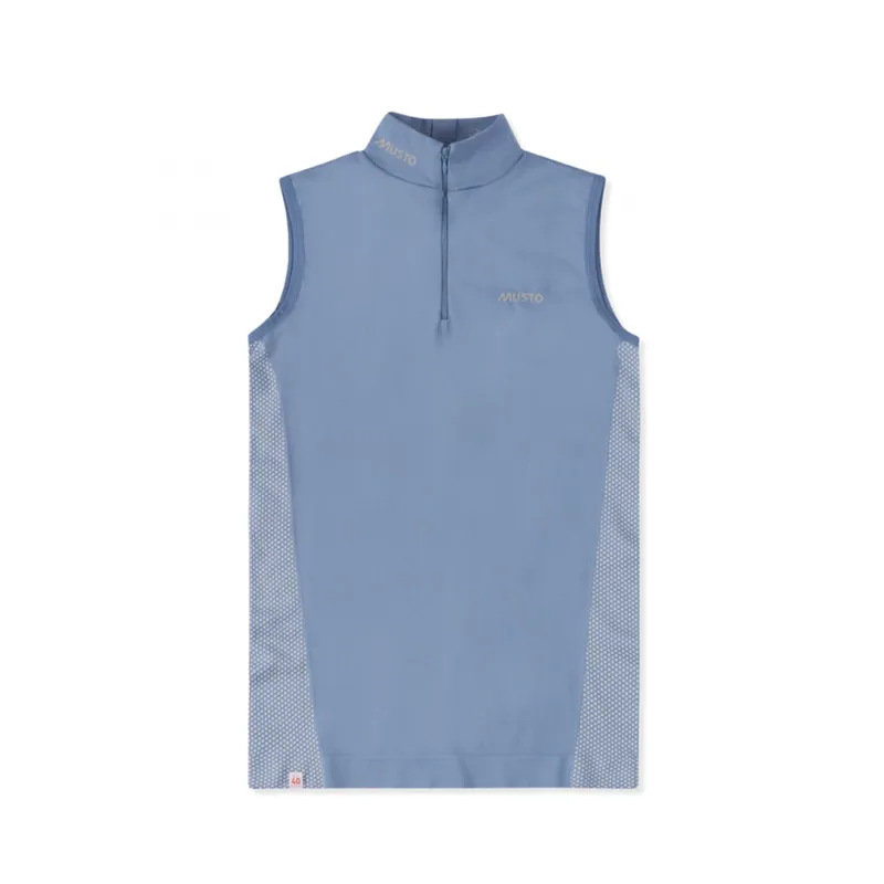 Musto Women's Performance Sleeveless Stock Shirt - Pearl Blue